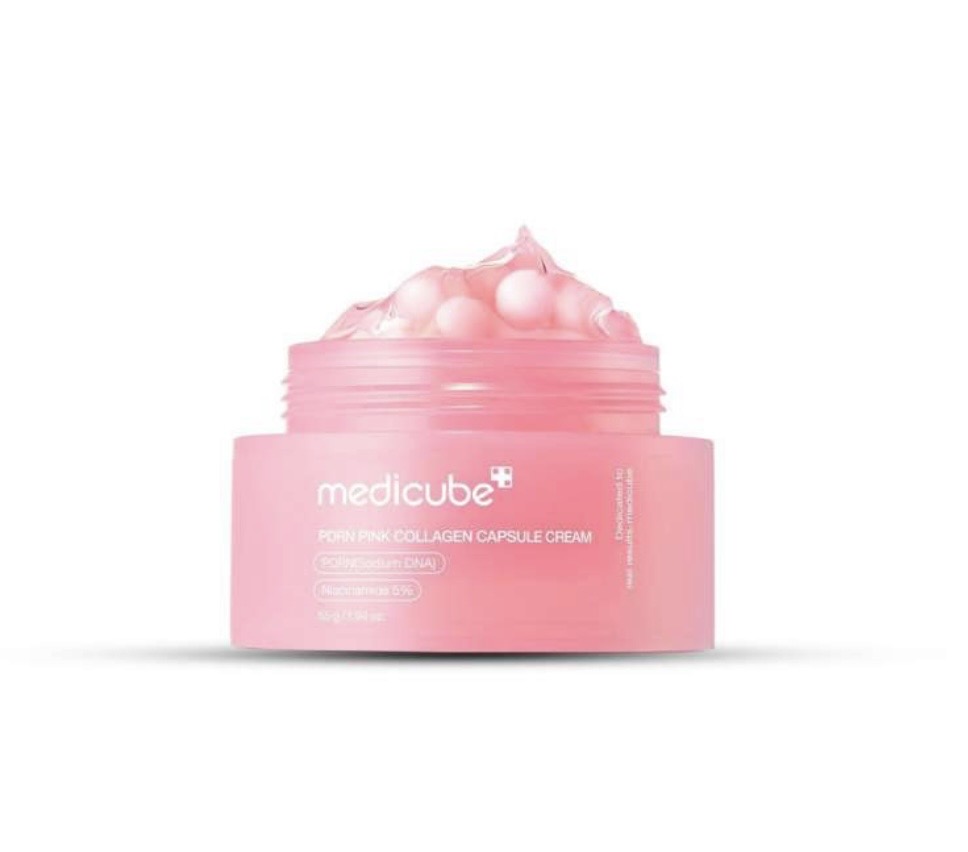 کرم کلاژن صورتی و PDRN مدی کیوب